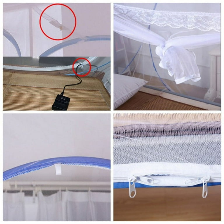 Mosquito Net Bed Canopy Camping Portable Travel Home Anti Mosquito