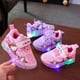 thumbnail image 4 of Zapatillas de deporte LED Hello Kitty para niños, zapatos casuales transpirables de dibujos animados para niñas, zapatillas antideslizantes para niños, recién llegados, primavera y otoño, 4 of 4