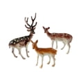 thumbnail image 2 of Set de 3 Figuras de Renos Realistas, Estatuas de Ciervos para Interiores, Decoración Navideña Y Oficina., 2 of 8