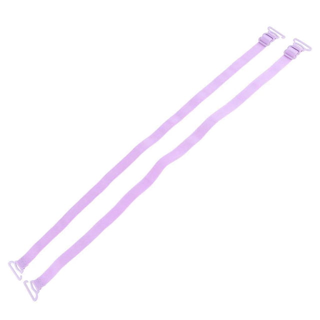 facefd Women's Non-slip Bra Straps Adjustable Replacement Shoulder Straps Purple