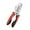red, variant on deevoka Snail Tail Cutter 5.8'' Comfortable Handling Clippers Multifunctional Pliers orange