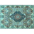 thumbnail image 1 of Ahgly Company Indoor Rectangle Animal Light Blue Traditional Area Rugs, 5' x 8', 1 of 4