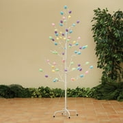 Gerson Companies 5' Indoor/Outdoor UL Multi Colored Easter Egg LED Lighted Tree