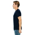 thumbnail image 3 of Bella Canvas Mens Jersey V-Neck Tee, XL, Navy, 3 of 3