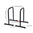 thumbnail image 3 of FETCOI Dip Station Functional Heavy Duty Dip Stand Fitness Pull Up Stand Dip Bar Equip, 3 of 18