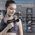 thumbnail image 3 of Portable Massage Gun Deep Tissue,Percussion Handheld Muscle Massager Tool for Full Body Pain Relief, Ideal Gifts for Home & Travel, Compact & Lightweight Aesthetic, 3 of 7