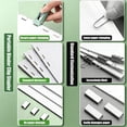 thumbnail image 7 of Portable Binder Clip Stapler with 8 Reusable Clips, Handheld Paper Clip Dispenser, Mini Push Stapler Clamp Staplers, Quick Binding Tool, Paper Fastener for Home, Office, Desktop Organization, 7 of 7