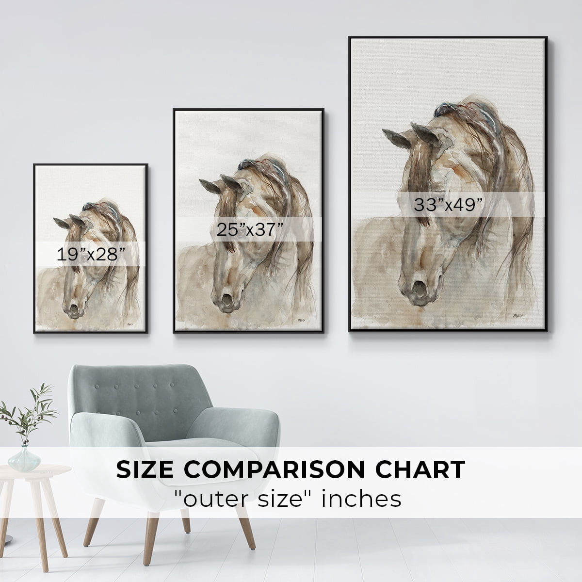 Dream with Me Framed Premium Gallery Wrapped Canvas - Ready to Hang - 25 x 37 - Black Floating Frame