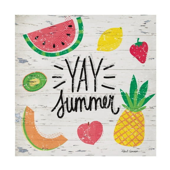 Holli Conger 'Summer Bounty 2' Canvas Art