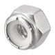 thumbnail image 4 of Tuercas de Seguridad hexagonales 1/4-20 UNC Nylon 304 Inoxidable 100 Piezas, 4 of 5
