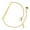 Gold, variant on Gold-tone Super Mini Simple Cross - Goldtone Class of 2026 Delicate Bar Bracelet, 8.5"