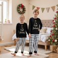 thumbnail image 2 of Family Christmas Pajamas Matching Sets,Christmas Jammies,Holiday Pajamas Black 8T, 2 of 4
