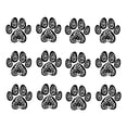 thumbnail image 2 of Animal Wall Decal Cute Paw Prints with Bones and Cute Dog Face Pattern Bedroom Wall Decal for Children Dog Cute Themed Room - Size: 12 In x 9 In, 2 of 5