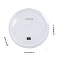 thumbnail image 3 of Robot Vacuum and Mop Combo 2 in 1, Strong Suction, Robotic Vacuum Cleaner, Quiet Robot Vacuum, Good for Carpet, Hard Floor-White&4.13*2.76*1.18inch, 3 of 9