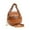 Brown/Black, variant on Crossbody Bags for Women Shoulder Bag Personalized Round Ball Female Bag Chain Football Bag All-Match Satchel Small Bag White