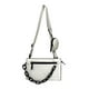 thumbnail image 3 of Bolsos de hombre, bolso de hombro, bolso bandolera pequeño, bandolera ajustable, casual Blanco, 3 of 9