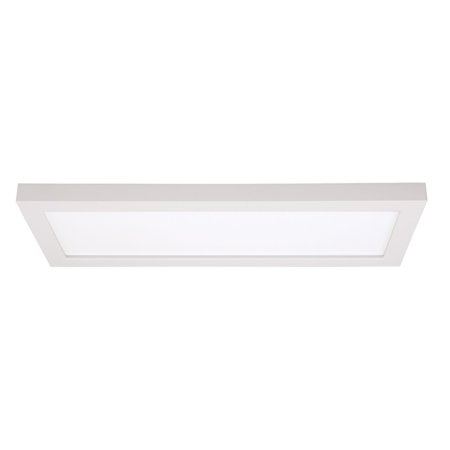 Satco Rectangle Flush Mount Led Fixture White Walmart Com