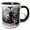 Black/White, variant on 3drose, Theodore Roosevelt Speaks 1903 on the Campain Trail in New Castle Wyoming, 11oz Two-tone Black Mug