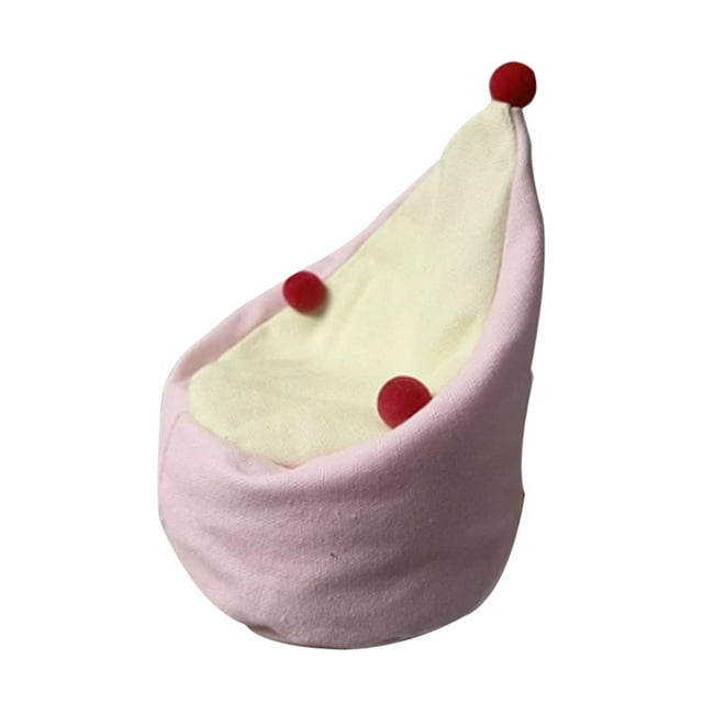 Sofá de casa de muñecas a escala 1:12, silla en miniatura, decoración para casa de muñecas, hecho a mano Rosa