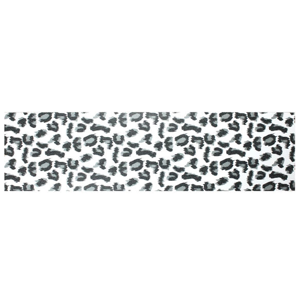 Black Diamond Grip Skateboard Graphic Griptape Sheet Snow Leopard 9" x 33" Grip Tape