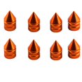thumbnail image 1 of Tapas de válvula de neumático de aluminio Baoblaze 8 piezas para camión naranja, 1 of 7