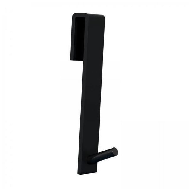 Acrílicos Para Puerta De Ducha Extendidos Sobre Ganchos Para Puerta Para Ropa, Sombreros, Armario, Negro