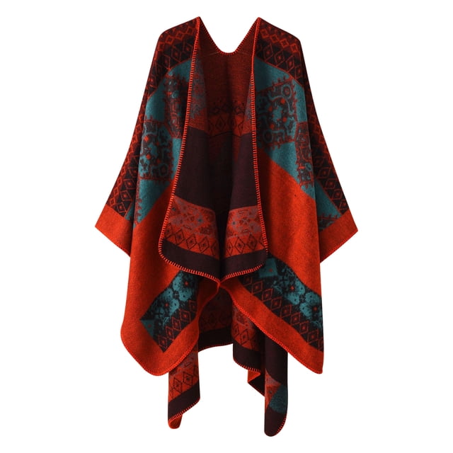 DPTALR Foulard Rétro à Carreaux Automne et Hiver pour Femmes Protection contre le Froid et la Chaleur