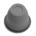 thumbnail image 3 of Bloem 6-in Ariana Plastic Round Planter 3-Pack with Self-Watering Inserts - Charcoal Gray, 3 of 6