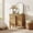 Walnut, variant on Mid-Century Modern 31.5" Dresser with Three Drawers, Wood Dresser Organizer Storage for Bedroom,Living room, Entryway