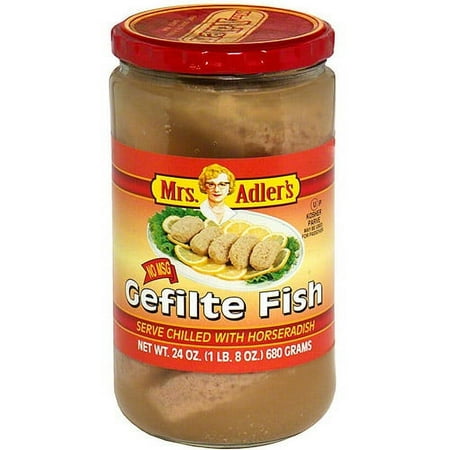 Mrs. Adler's Gefilte Fish, 24 oz (Pack of 12)