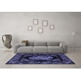 thumbnail image 3 of Ahgly Company Indoor Rectangle Medallion Blue French Area Rugs, 3' x 5', 3 of 4