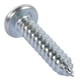 thumbnail image 4 of blíster de 50 tornillos para metal 2 pulgadas plata 0.007 kg, 4 of 4