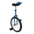 thumbnail image 6 of 18 Inch Wheel Outdoor Unicycle with Steel Frame,Leakproof Tire,Adjustable Height,Curved PU Seat,Mute Bearing,Anti-Slip Designs,for Outdoor Sports Fitness Exercise（Blue）, 6 of 28