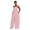 Pink, variant on EASYBRAUS Wide Leg Jumpsuit Women Chiffon Romper S-XXL Summer Casual Outfit