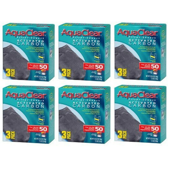 Hagen AquaClear Filter Insert Activated Carbon (6-Pack)