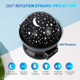 thumbnail image 2 of Baby Night Light Moon Star Projector, 2 of 5