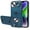 Blue, variant on Case for iPhone 14 Wallet with Credit Card Holder & Finger Ring Kickstand, Premium PU Leather Slim Cover Shockproof Scratch Resistant Full Protection Phone Case for iPhone 14, Blue