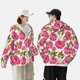 thumbnail image 4 of Balery Rose Flowers Sudadera ligera de manga larga con capucha y protección solar UPF 50+ para hombre y mujer, ideal para pesca y running-Large, 4 of 7
