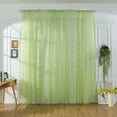 thumbnail image 3 of Festive Snowflake Voile Window Curtain for with Sheer Drape Panel, 3 of 6