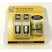 RoC Retinol Correxion Deep Wrinkle Daily Moisturizer with SPF 30 & Vitamin E, 1 Ounce, Twin Pack with 28 Bonus Daily Resurfacing Disks