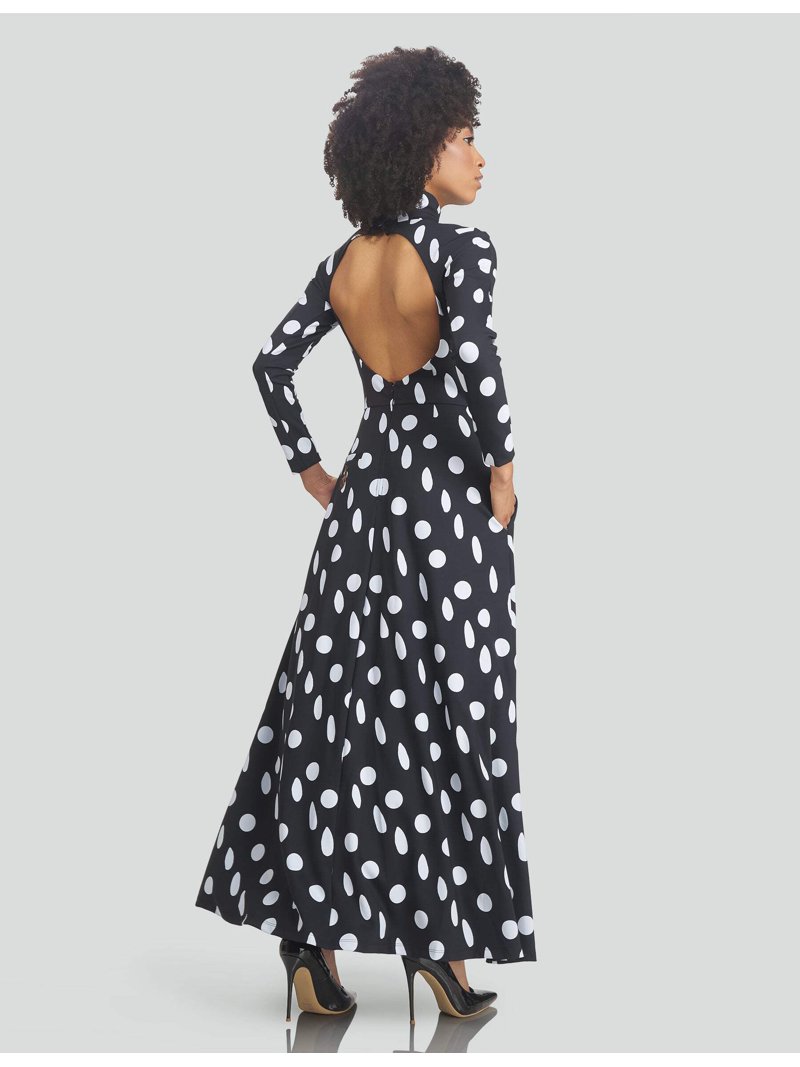 open back day dress Open Back Long Cover Up Dress