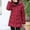 A27 Wine, variant on LEKWK Heavy Winter Coats for Women Zip up Quilted Down Jackets Button up Hooded Warm Padded Coat with Pockets Outerwear