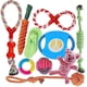 thumbnail image 1 of Juego de 10 juguetes para perros, cuerda masticable resistente para perros pequeños y medianos, que promueve la salud (multicolor), 1 of 4