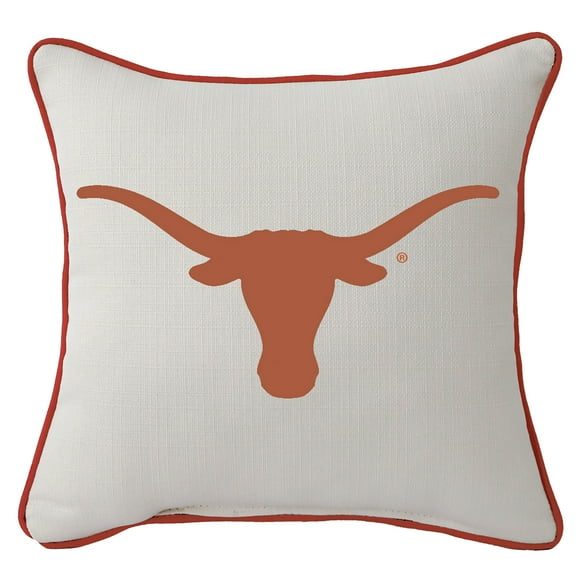 Texas Longhorns Logo Square Piped Pillow
