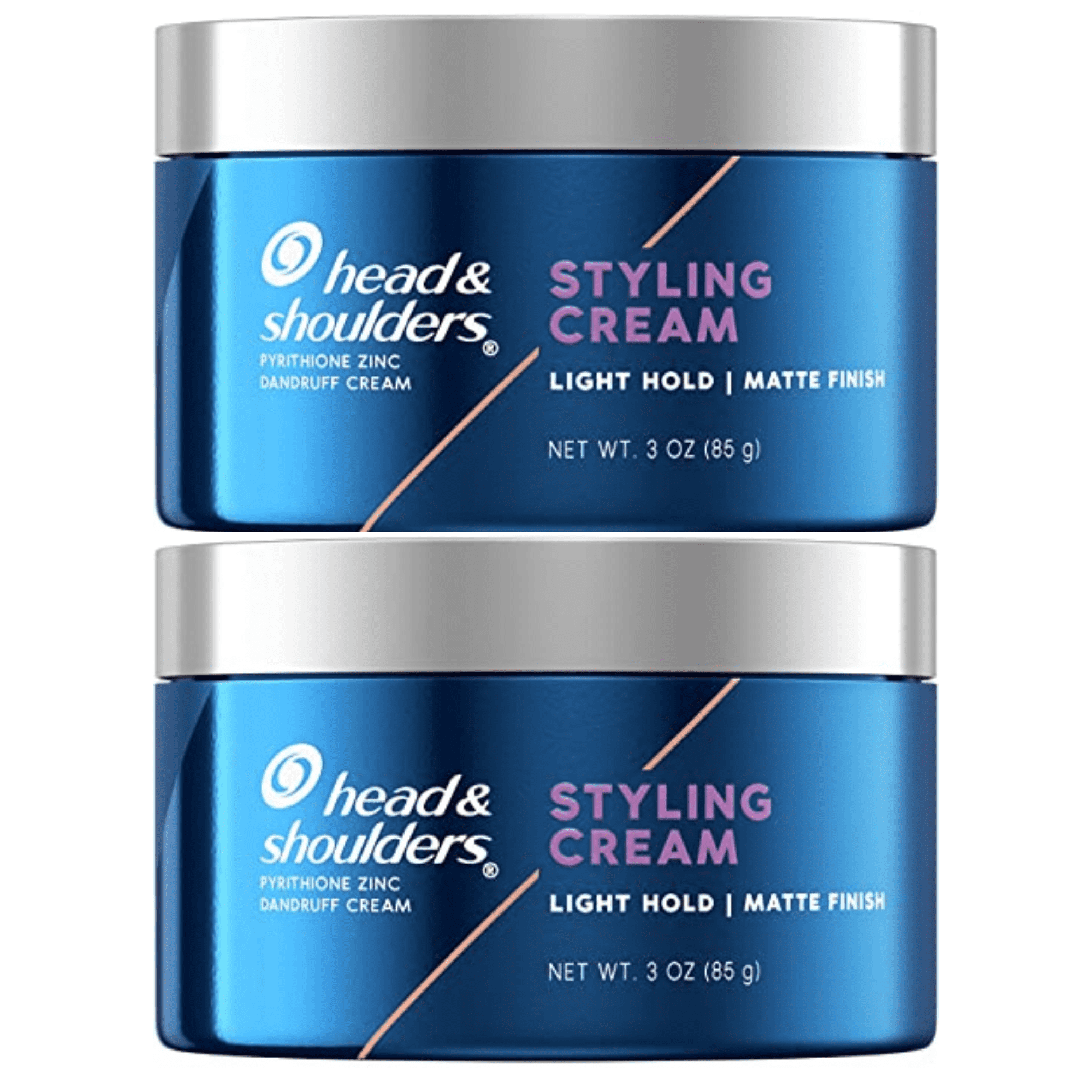 Head and Shoulders Men's Dandruff Styling Cream, Light Hold Matte