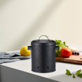 thumbnail image 3 of WRKEKC Clearance Mesh Metal Storage Bucket with Lid, Iron Kitchen Container for Potato Onion Garlic, Ventilated Vegetable Bin, 3 Sizes for Pantry Countertop, 3 of 6