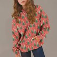 thumbnail image 4 of BaoFuBaoMei Lightweight Hoodies for Boys Girls Christmas Christmas Tree Long Cuffed Sleeve Sweatshirt Tops with Pockets Loose Hooded Fall Clothing for Christmas Dinner Vacation Holiday, 4 of 8