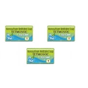 Pack of 3 Tetmosol Medicated Soap with 5% Monosulfiram for Skin Infections Icy Cool 75 GM ( Each 75 GM )