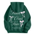 thumbnail image 7 of XIAOCHA Mens Bow Letter Print Hoodie Oversized Long Sleeve Hooded Pullover Hoodie Soft Feminine Casual Hoodies, 7 of 7