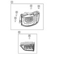 thumbnail image 4 of New Genuine Mopar Lamp Tail 2019-2023 OE 68417080AD, 4 of 10